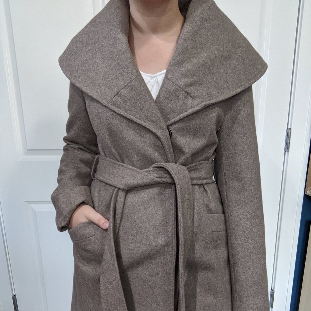 Merona Wool-Blend Wide Collar Coat